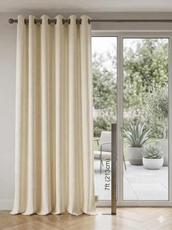 Plain_Cream_Texture_Curtain_|_Pack_Of_2_|_Premium_Quality_|_Texture_Pattern_|_Sr-02