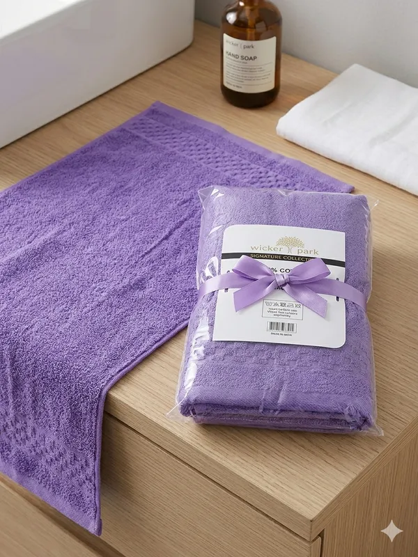 Purple_Hand_Towel_Set_Of_2_|_Soft_|_100%_Cotton_|_40X60_cm