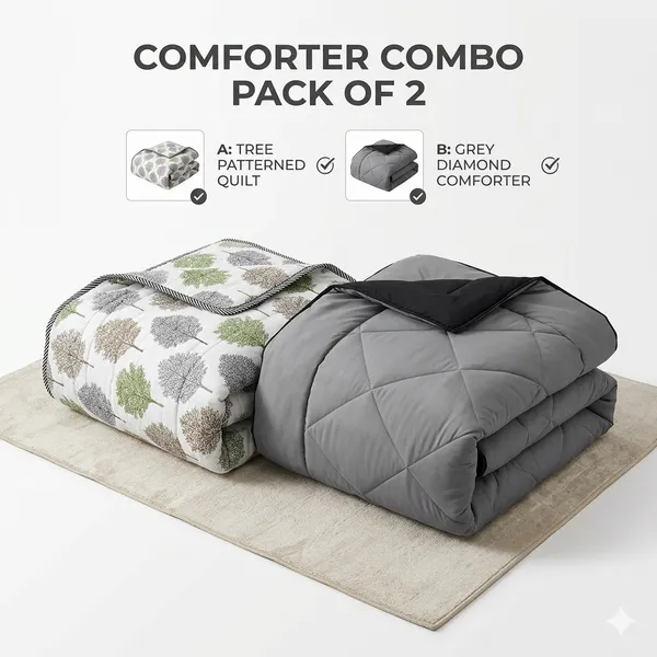 Comforter_170_Gsm_And_Cotton_Reversible_Grey_And_Black_Comforter