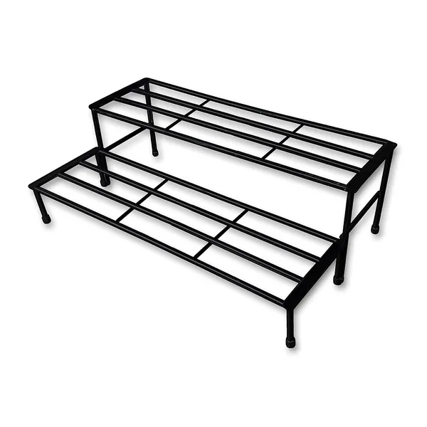 Heavy_With_Rubberized_Base_2_Step_Planter_Pot_Stand_For_Home_Decor_Outdoor_Garden