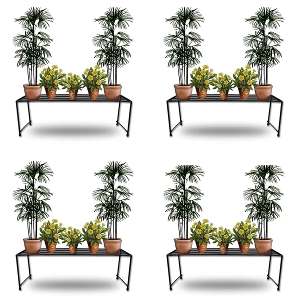 Iron_Lands_Heavy_High_Step_With_Protective_Base_Flower_Pot_Plant_Stand_29_Inches_Indoor_Outdoor_For_Home_Garden_Balcony_Living_Room_Decor_Pack_Of_4