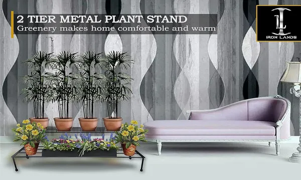 Iron_Lands_Sturdy_2_In_1_Step_With_Rubberized_Base_Indoor_Outdoor_Flower_Pot_Planter_Stand_24_Inches_Length_Floor_Rack_For_Home_Garden_Balcony_Living_Room_Decor_Set_Of_2_Pcs
