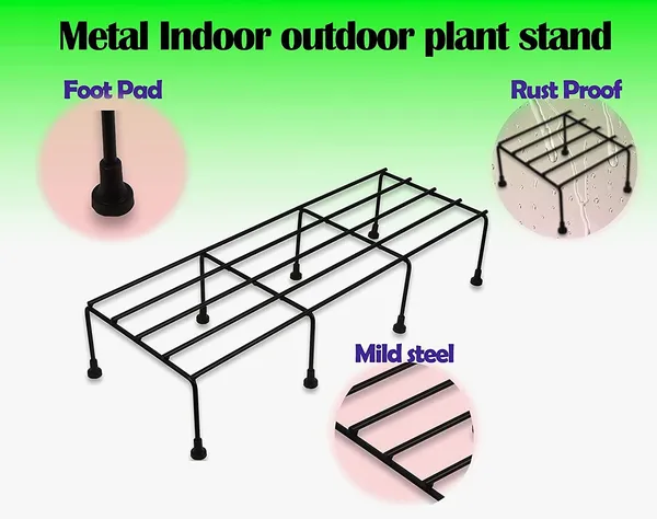Iron_Lands_Sturdy_With_Rubberized_Base_Planter_Flower_Pot_Plant_Gamla_Stand_24_Inches_Indoor_Outdoor_For_Home_Garden_Balcony_Terrace_Living_Room_Decor_Pack_Of_2