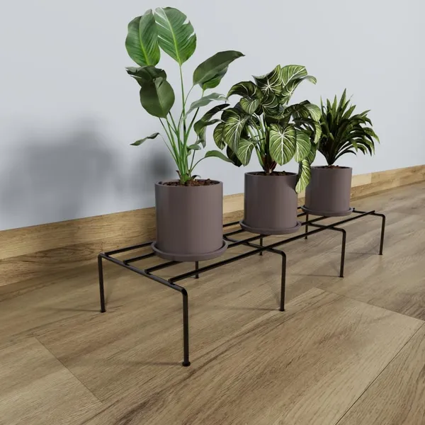 Iron_Lands_Sturdy_With_Rubberized_Base_Planter_Flower_Pot_Plant_Gamla_Stand_24_Inches_Indoor_Outdoor_For_Home_Garden_Balcony_Terrace_Living_Room_Decor_Pack_Of_2