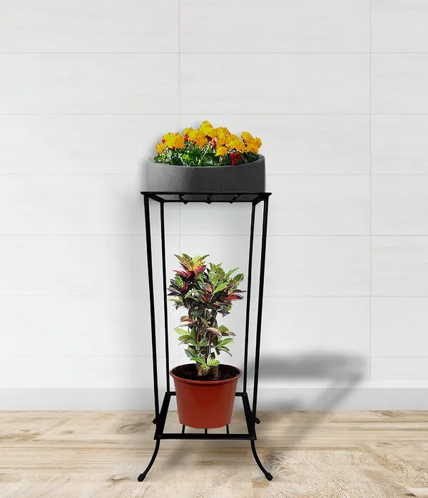 Iron_Lands_2_Tier_Heavy_With_Rubberized_Base_Multipurpose_Shelf_Water_Dispenser_Planter_Pot_Gamla_Stand_For_Indoor_Outdoor_Garden_Balcony_Living_Room_Home_Decor