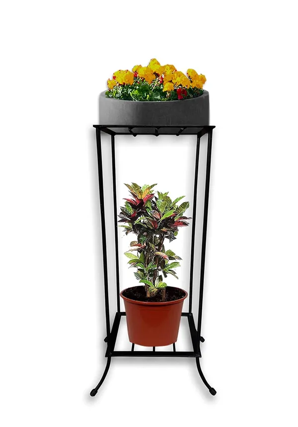 Iron_Lands_2_Tier_Heavy_With_Rubberized_Base_Multipurpose_Shelf_Water_Dispenser_Planter_Pot_Gamla_Stand_For_Indoor_Outdoor_Garden_Balcony_Living_Room_Home_Decor