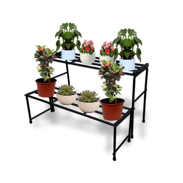 Iron_Lands_Heavy_Long_2_Step_Stand_For_Multiple_Plants_And_Pots_Stand_Indoor_Shelf_Holder_Rack_Gardening_Stand_Indoor_Outdoor