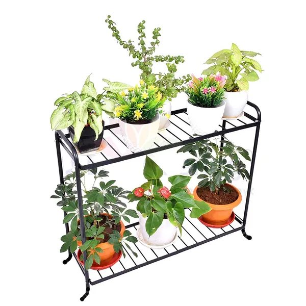 Iron_Lands_2_Rack_Indoor_Outdoor_Plant_Pot_Stand_With_Scratchless_Base_For_Garden_Balcony_Home_Living_Room_Decor