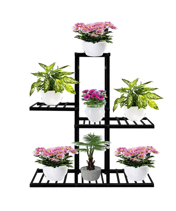 Iron_Lands_Solid_7_Tier_Plant_Stand_Multiple_Flower_Pot_Holder_Shelves_Planter_Rack_Storage_Organizer_Display_For_Indoor_Outdoor_Garden_Balcony