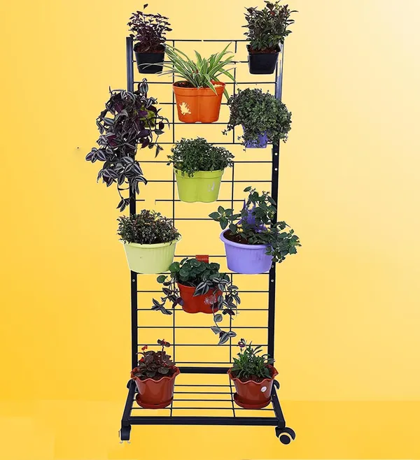 Iron_Lands_Grid_Panel_Hanging_Stand_Display_Accessories_Rack_Indoor_Outdoor_Plant_Pot_Stand_With_Protective_Base_Premium_Strong_Flower_Gamla_Stand_Shelf_Rack_For_Garden_Balcony_Home_Living_Room_Decor