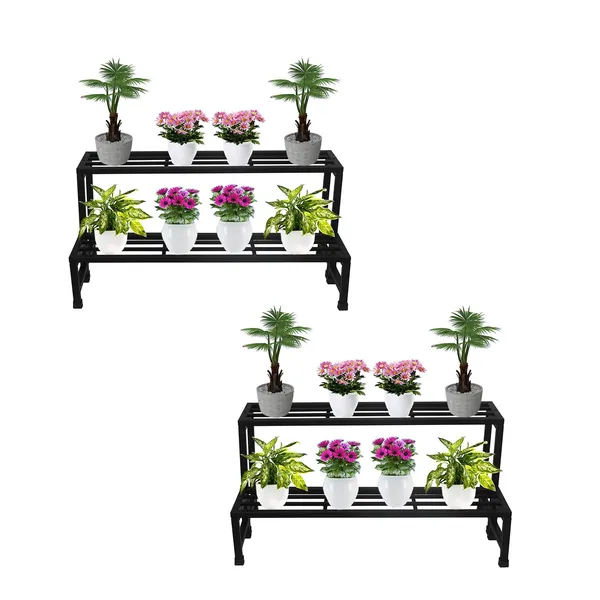 Iron_Lands_Hd_Fixed_2_Step_Indoor_Outdoor_Plant_Pot_Stand_Premium_Strong_Decorative_Display_Flower_Gamla_Shelf_Rack_For_Garden_Balcony_Home_Living_Room_Decor_Set_Of_2_Pcs