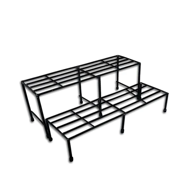 Iron_Lands_Sturdy_Metal_Planter_Stand_Plant_Stand_For_Pots_Outdoor_Plant_Stand_Black_Cuba_2_Step_Stand