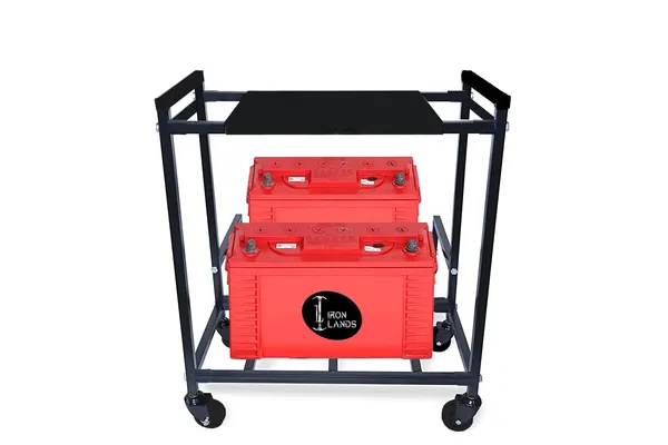 Iron_Lands_Double_Battery_Heavy_Metal_Inverter_Trolley_Ups_Cpu_Stand_With_Wheels_For_Home_And_Office_Cabinet_With_Shelf