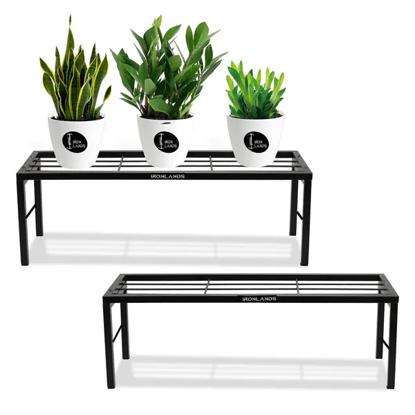 Iron_Lands_Elegance_High_Step_Pot_Stand_Premium_Heavy_Duty_Multiple_Flower_Pot_Holder_Shelf_Indoor_Outdoor_Planter_Display_Shelving_Unit_For_Patio_Garden_Balcony_Home_Decor_Set_Of_2_Pcs