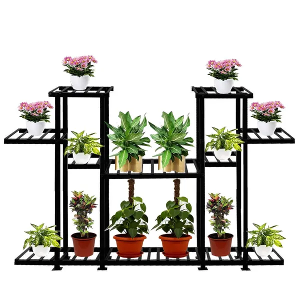 Iron_Lands_12_Tier_Plant_Stand_Multiple_Flower_Pot_Holder_Shelves_Planter_Rack_Storage_Organizer_Display_For_Indoor_Outdoor_Garden_Balcony