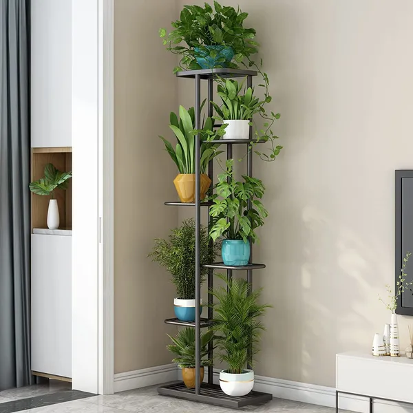 Iron_Lands_Solid_7_Potted_Premium_Plant_Stand_Multiple_Tier_European_Style_Flower_Pot_Holder_Shelves_Planter_Rack_Organizer_Display_For_Indoor_Outdoor_Garden_Balcony_Home_Decor_Solid_7_Pot_Black