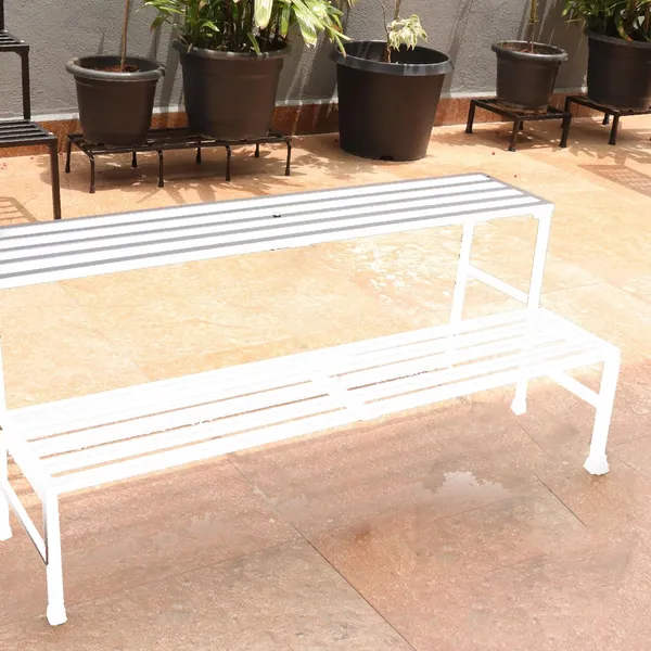 Iron_Lands_Oak_2_Step_3_Feet_Spectacular_Heavy_Duty_Metal_Stand_Plant_Stands_Display_Rack_For_Indoor_Outdoor_Perfect_For_Your_Home_And_Garden_Decor_94_Cm_Long_Oak_2_Step_37_Inch_White