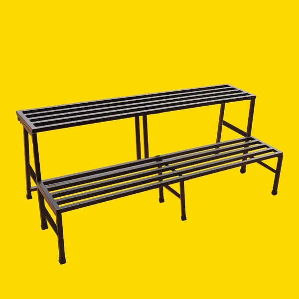 Iron_Lands_Oak_2_Step_3_Feet_Spectacular_Heavy_Duty_Metal_Stand_Plant_Stands_Display_Rack_For_Indoor_Outdoor_Perfect_For_Your_Home_And_Garden_Decor_94_Cm_Long_Oak_2_Step_37_Inch_Black