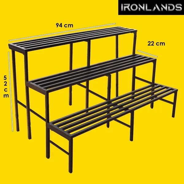 Iron_Lands_Oak_37_Inch_3_Step_3_Feet_Spectacular_Heavy_Duty_Metal_Plant_Stands_Display_Rack_For_Indoor_Outdoor_Perfect_For_Your_Home_Balcony_And_Garden_Decor_Oak_3_Step_37_Black
