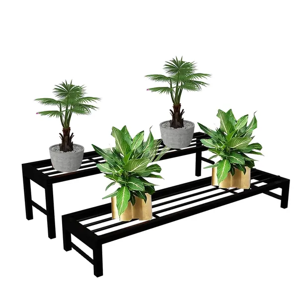 Iron_Lands_Block_2_Step_Indoor_Outdoor_Plant_Pot_Stand_Premium_Strong_Heavy_Duty_Flower_Gamla_Shelf_Rack_For_Garden_Balcony_Home_Living_Room_Decor_Block_2_Step_Black
