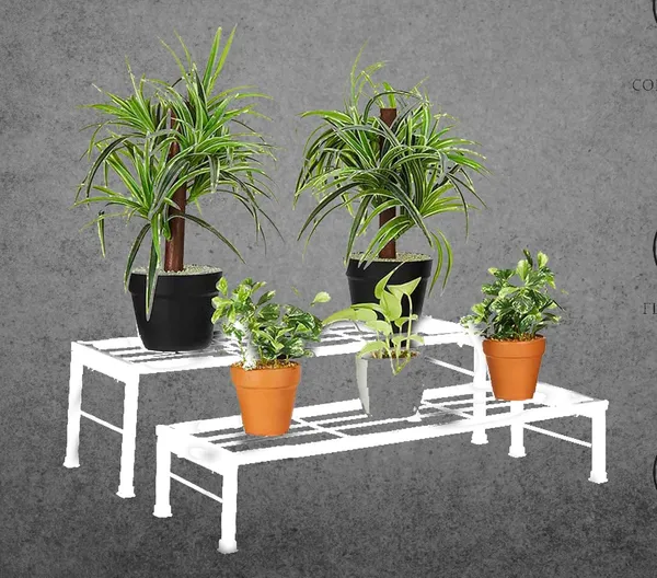 Iron_Lands_Elegance_2_Step_Pot_Stand_Premium__Heavy_Duty_Indoor_Outdoor_Multiple_Flower_Pot_Holder_Shelf_Planter_Display_For_Patio_Garden_Balcony_Home_Decor_Elegance_2_Step_White