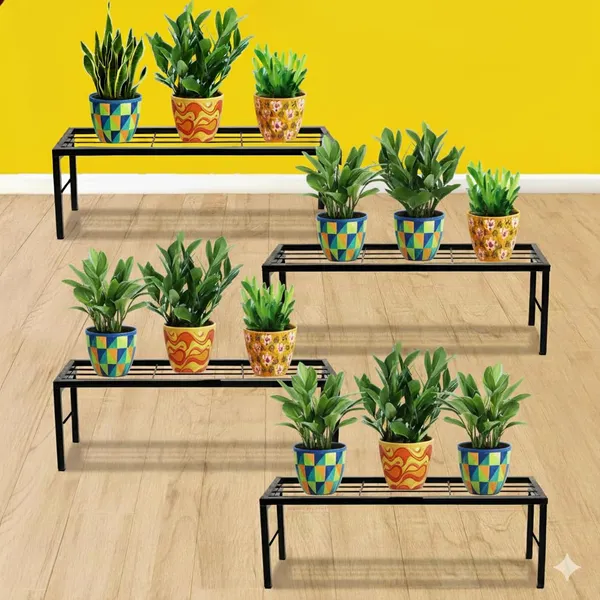 Iron_Lands_Elegance_High_Step_Stand_Premium_Indoor_Outdoor_Flower_Pot_Holder_Shelf_Multiple_Display_Unit_Planter_For_Patio_Garden_Balcony_Home_Decor_Pack_Of_4_Black