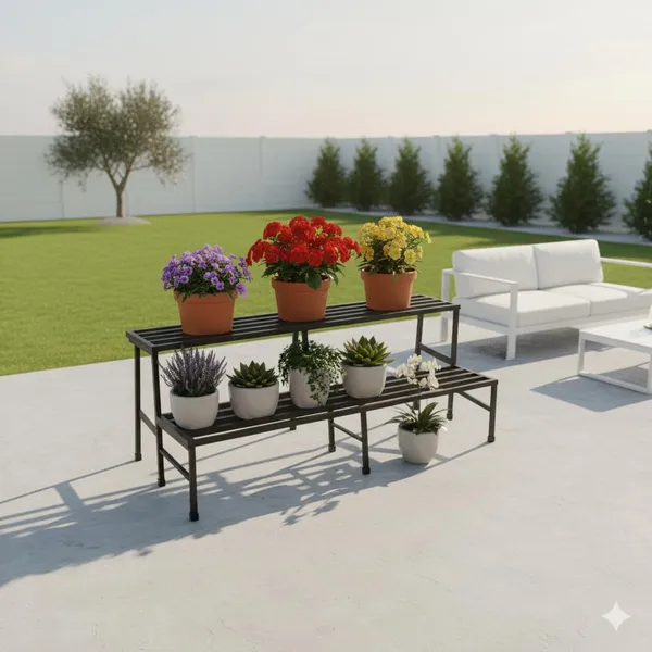 Iron_Lands_Oak_2_Step_37_Spectacular_3_Feet_Heavy_Duty_Metal_Plant_Stands_Display_Rack_Perfect_Indoor_Outdoor_For_Your_Home_Balcony_Hotel_And_Garden_Decor_Black