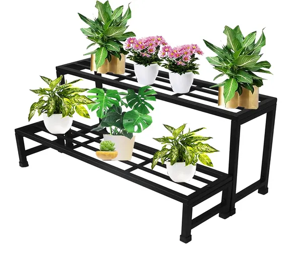 Iron_Lands_Fixed_2_Step_Indoor_Outdoor_Plant_Pot_Stand_Premium_Strong_Display_Decoration_Flower_Gamla_Shelf_Rack_For_Garden_Balcony_Home_Living_Room_Decor