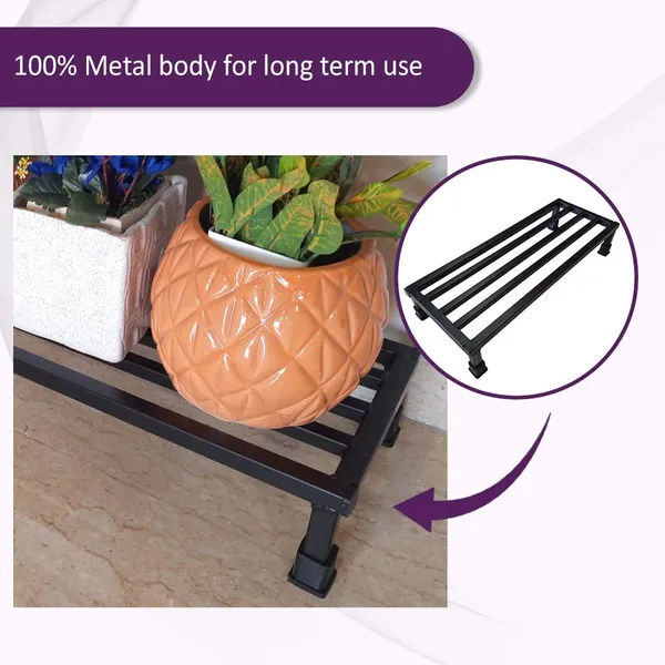 Iron_Lands_Oak_Pot_Stand_26_Inch_For_Indoor_Outdoor_Multiple_Pots_Heavy_Cemented_Plant_Stand_Premium_Strong_Flower_Gamla_Shelf_Rack_For_Garden_Balcony_Home_Living_Room_Decor_Pack_Of_2_Black