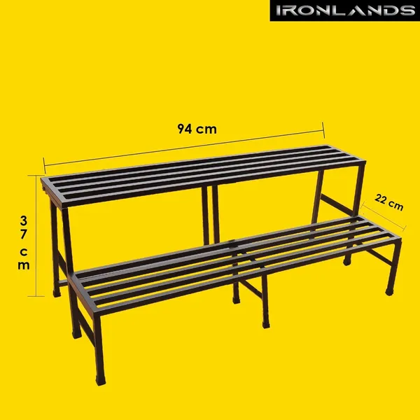 Iron_Lands_Oak_2_Step_37_Spectacular_3_Feet_Heavy_Duty_Metal_Perfect_Plant_Stands_Display_Rack_Indoor_Outdoor_For_Your_Home_Balcony_Hotel_And_Garden_Decor_Black
