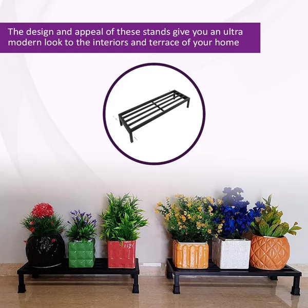 Iron_Lands_Oak_Plant_Stand_26_Inch_For_Heavy_Duty_Indoor_Outdoor_Strong_Premium_Pot_Planter_Flower_Gamla_Rack_Shelf_Garden_Balcony_Home_Living_Room_Decor_Pack_Of_2_Black