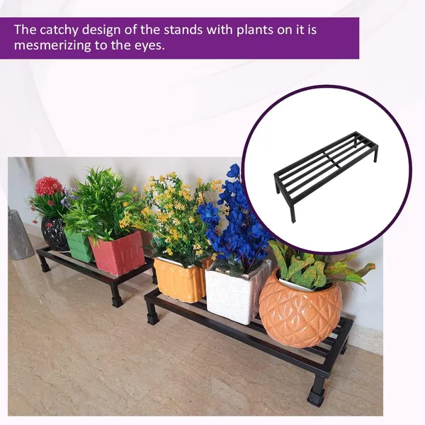 Iron_Lands_Oak_Plant_Stand_26_Inch_For_Heavy_Duty_Indoor_Outdoor_Strong_Premium_Pot_Planter_Flower_Gamla_Rack_Shelf_Garden_Balcony_Home_Living_Room_Decor_Pack_Of_2_Black
