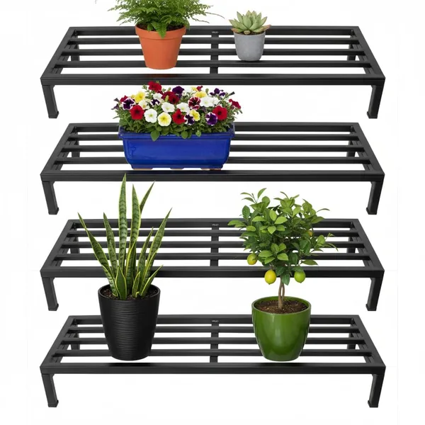 Iron_Lands_Oak_Plant_Stand_26_Inch_For_Heavy_Duty_Indoor_Outdoor_Strong_Premium_Pot_Planter_Flower_Gamla_Rack_Shelf_Garden_Balcony_Home_Living_Room_Decor_Pack_Of_4_Black