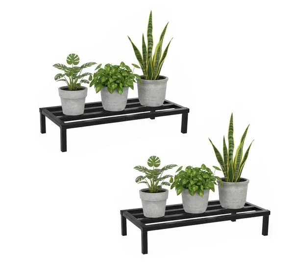 Iron_Lands_4_Pipe_Oak_Pot_Stand_26_Inch_For_Multiple_Pots_Heavy_Modern_Design_For_Indoor_Outdoor_Use_Sturdy_Anti_Rust_Planter_Stand_For_Garden_Balcony_Patio_Pack_Of_2_Black