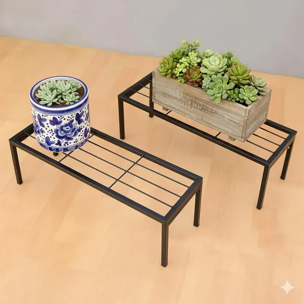 Iron_Lands_Elegance_High_Step_Stand_Premium_Modern_Design_For_Indoor_Outdoor_Use_Sturdy_Anti_Rust_Planter_Stand_For_Garden_Balcony_Patio_Pack_Of_2_Black