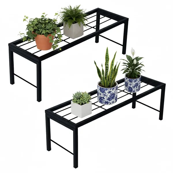 Iron_Lands_Elegance_High_Step_Stand_Premium_Modern_Design_For_Indoor_Outdoor_Use_Sturdy_Anti_Rust_Planter_Stand_For_Garden_Balcony_Patio_Pack_Of_2_Black