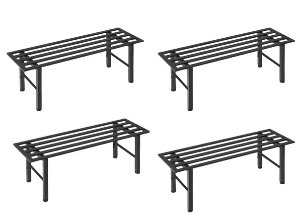 Iron_Lands_Oak_High_Step_Pot_Stand_26_Inch_For_Heavy_Cemented_Modern_Design_For_Indoor_Outdoor_Use_Sturdy_Anti_Rust_Planter_Stand_For_Garden_Balcony_Patio_Pack_Of_4_Black