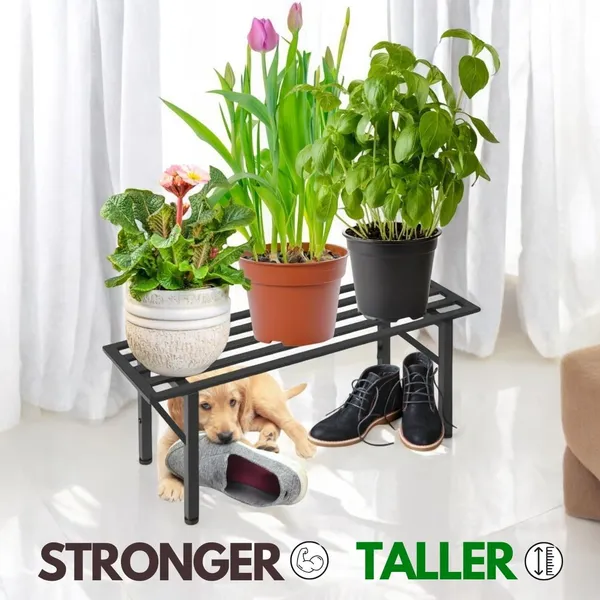 Iron_Lands_Oak_High_Step_Pot_Stand_26_Inch_For_Heavy_Cemented_Modern_Design_For_Indoor_Outdoor_Use_Sturdy_Anti_Rust_Planter_Stand_For_Garden_Balcony_Patio_Pack_Of_2_Black