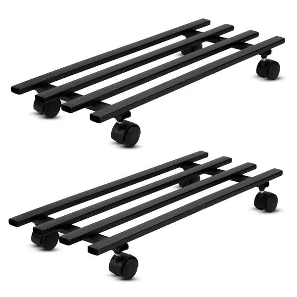 Iron_Lands_Classic_Pot_Stand_With_Wheels_Heavy_Duty_Spectacular_Metal_Stand_Plant_Display_Rack_For_Indoor_Outdoor_Use_Perfect_For_Home_And_Garden_Decor_Pack_Of_2_Black