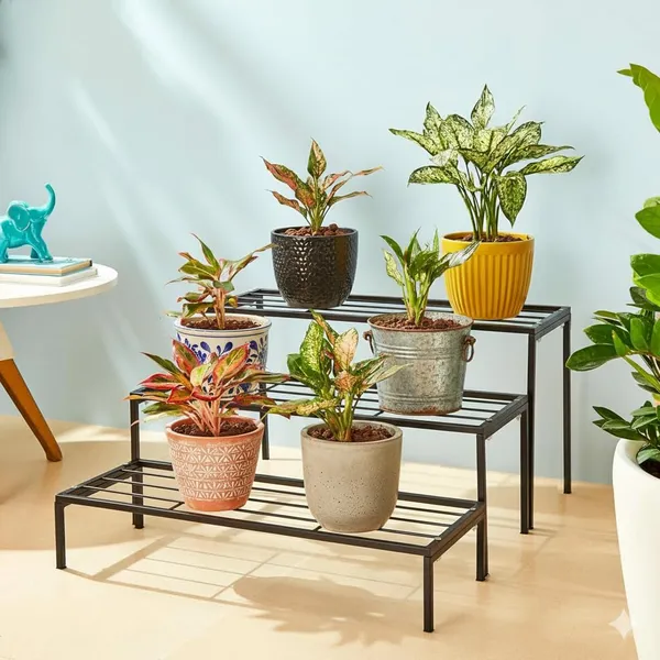 Iron_Lands_Elegance_3_Step_Pot_Stand__Indoor_Outdoor_Flower_Pot_Holder_Shelf_Planter_Display_For_Patio_Garden_Balcony_Home_Decor_Black
