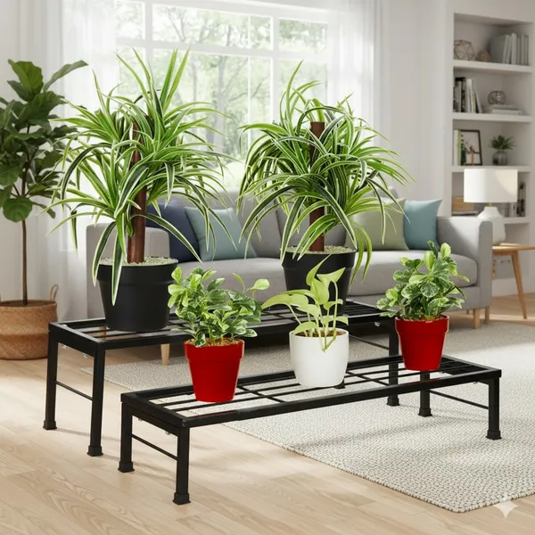 Iron_Lands_Elegance_2_Step_Pot_Stand_Premium__Indoor_Outdoor_Flower_Pot_Holder_Shelf_Planter_Display_For_Patio_Garden_Balcony_Home_Decor_Black