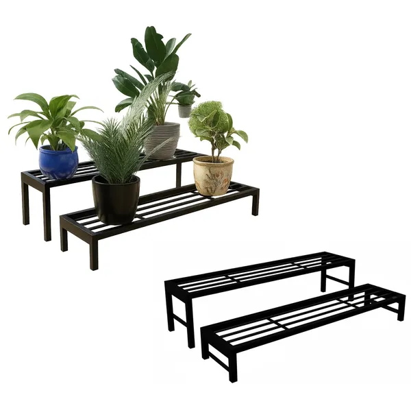 Iron_Lands_Block_2_Step_Heavy_Duty_Anti_Rust_Metal_Plant_Stand_Decorative_Indoor_Outdoor_Sturdy_Pot_Holder_For_Balcony_Garden_Home_Decor_Set_Of_2_Black