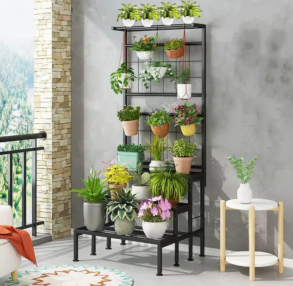 Iron_Lands_4_Tier_Hanging_Grid_Heavy_Duty_Plant_Planter_Pot_Modern_Design_For_Indoor_Outdoor_Sturdy_Anti_Rust_Decorative_Stand_For_Garden_Balcony_Home_Decor_Black
