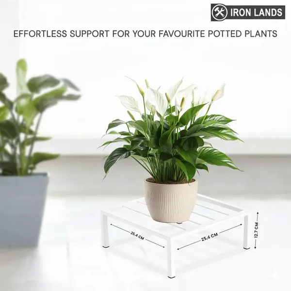 Iron_Lands_Solid_Square_Metal_Plant_Stand_For_Balcony_Garden_Flower_Pot_Holder_For_Indoor_Outdoor_Use_Decorative_Planter_Stand_For_Living_Room_Home_Decor_Pack_Of_2_White