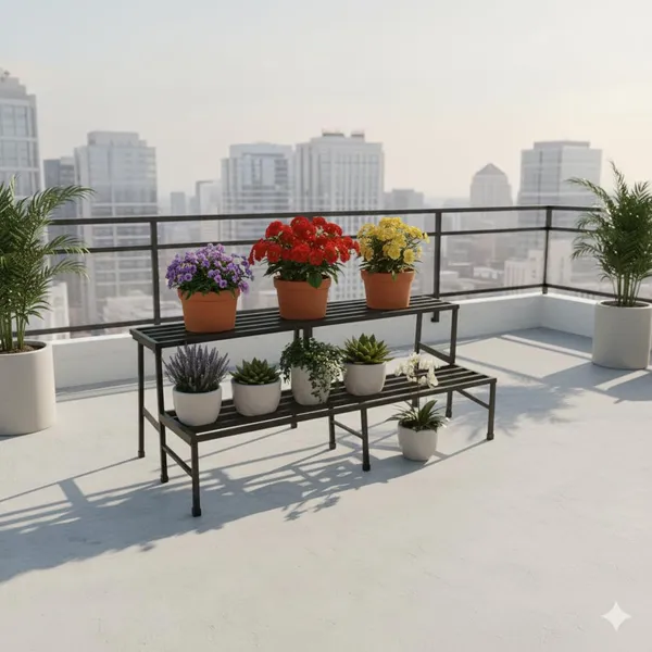 Iron_Lands_Oak_2_Step_37_Spectacular_3_Feet_Heavy_Duty_Sturdy_Metal_Perfect_Plant_Stands_Display_Rack_Indoor_Outdoor_For_Your_Home_Balcony_Hotel_And_Garden_Decor_Black