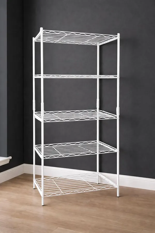 Iron_Lands_5_Tier_Shelf_Heavy_Duty_Multipurpose_Storage_Stand_Metal_Rack_Kitchen_Organizer_Bathroom_Countertop_Microwave_Oven_Stand_For_Modular_Kitchen_Living_Room_Bedroom_Office_White