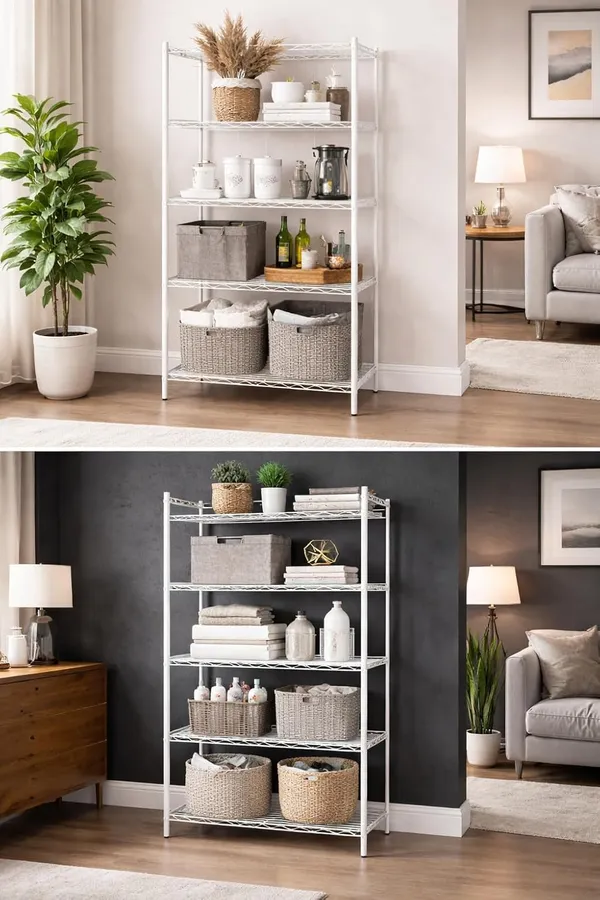 Iron_Lands_5_Tier_Shelf_Heavy_Duty_Multipurpose_Storage_Stand_Metal_Rack_Kitchen_Organizer_Bathroom_Countertop_Microwave_Oven_Stand_For_Modular_Kitchen_Living_Room_Bedroom_Office_White