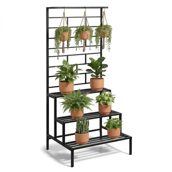 Iron_Lands_4_Tier_Hanging_Metal_Plant_Pot_Stand_With_Trellis_Hanging_Rod__Heavy_Duty_Rust_Resistant_Plant_Rack_For_Home_Indoor_Living_Room_Outdoor_Balcony_Black