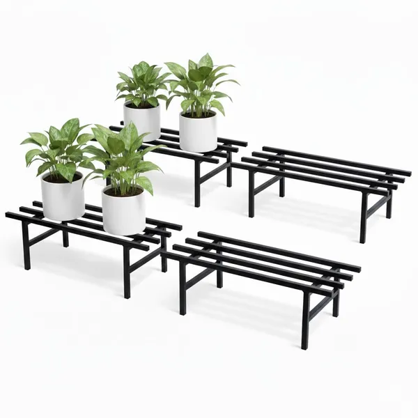 Iron_Lands_Solid_Hulk_24_Inch_Spectacular_Heavy_Duty_Metal_Pot_Stand_Rust_Proof_Pot_Stand_For_Big_Size_Plants_Supports_Up_To_200_Kg_Ideal_For_Balcony_Outdoor_Indoor_Display_Home_Decor_Pack_Of_4_Black