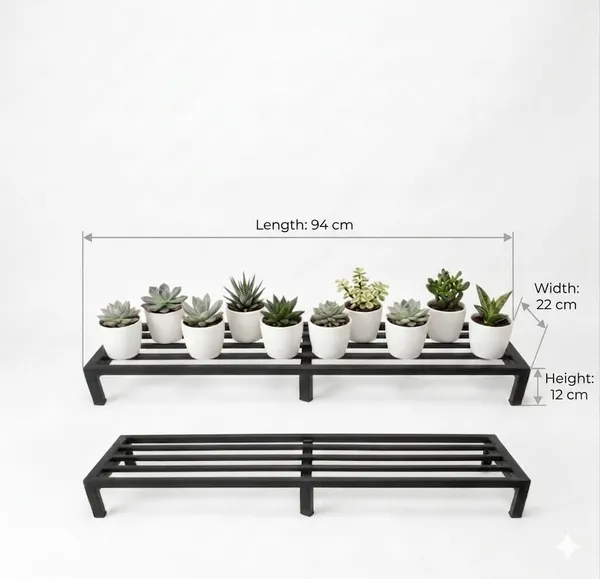 Iron_Lands_Oak_37_Inch_Spectacular_3_Feet_Heavy_Duty_Rectangle_Plant_Stand_Modern_Design_For_Indoor_Outdoor_Use_Sturdy_Anti_Rust_Planter_Stand_For_Garden_Balcony_Patio_Black